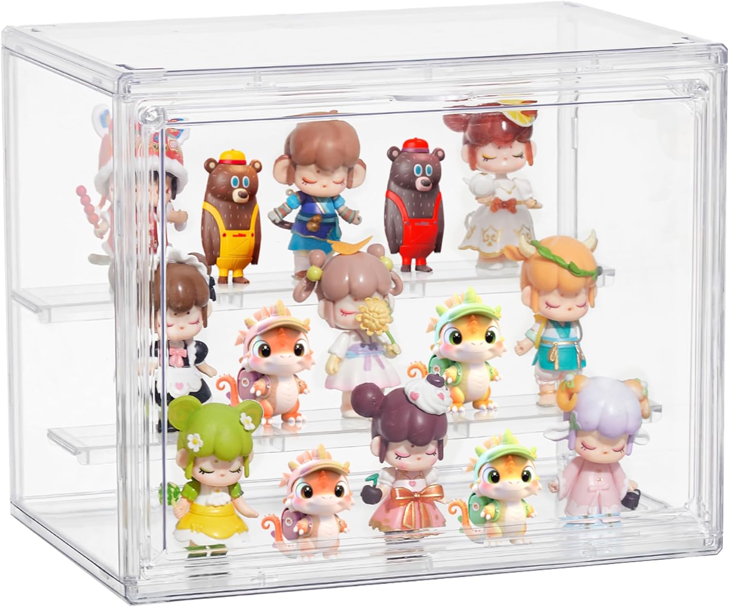 Display Case Acrylic - 3-Layer Clear Acrylic Display Case with