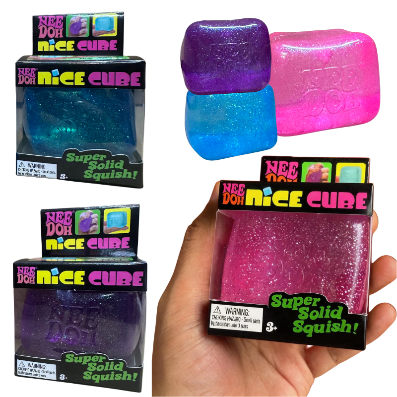 Fidget Cube Original - Schylling Nee Doh Glitter Cube Sensory