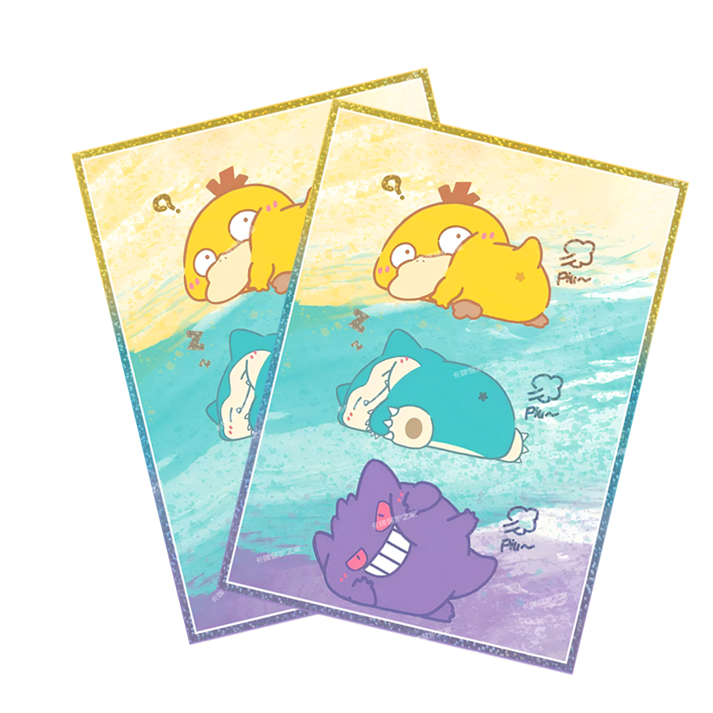 Pokemon Binder Card - 60pcs Anime Figures Snorlax Gengar Card
