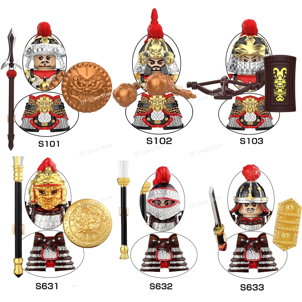 MOC Zhao Yun Lv Bu Soldiers Wa - огляд і ціна Lego Minifigure Holder