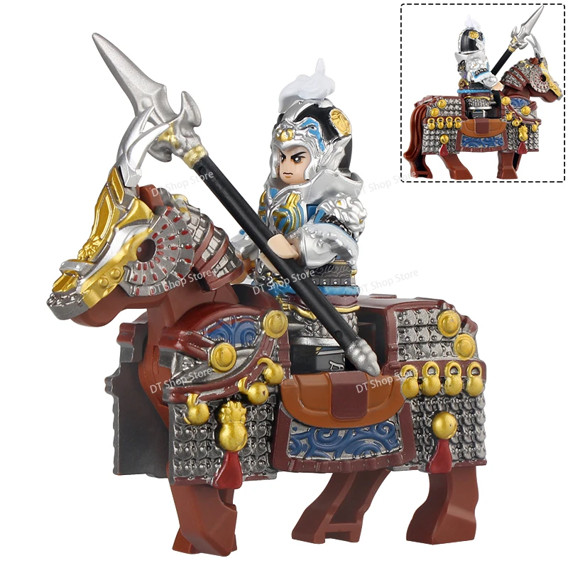 MOC Zhao Yun Lv Bu Soldiers Wa - огляд і ціна Lego Minifigure Holder