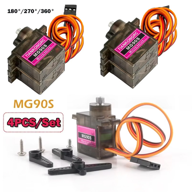 4PCS 9g MG90S All Metal Gear M - огляд і ціна Model Airplane Plastic