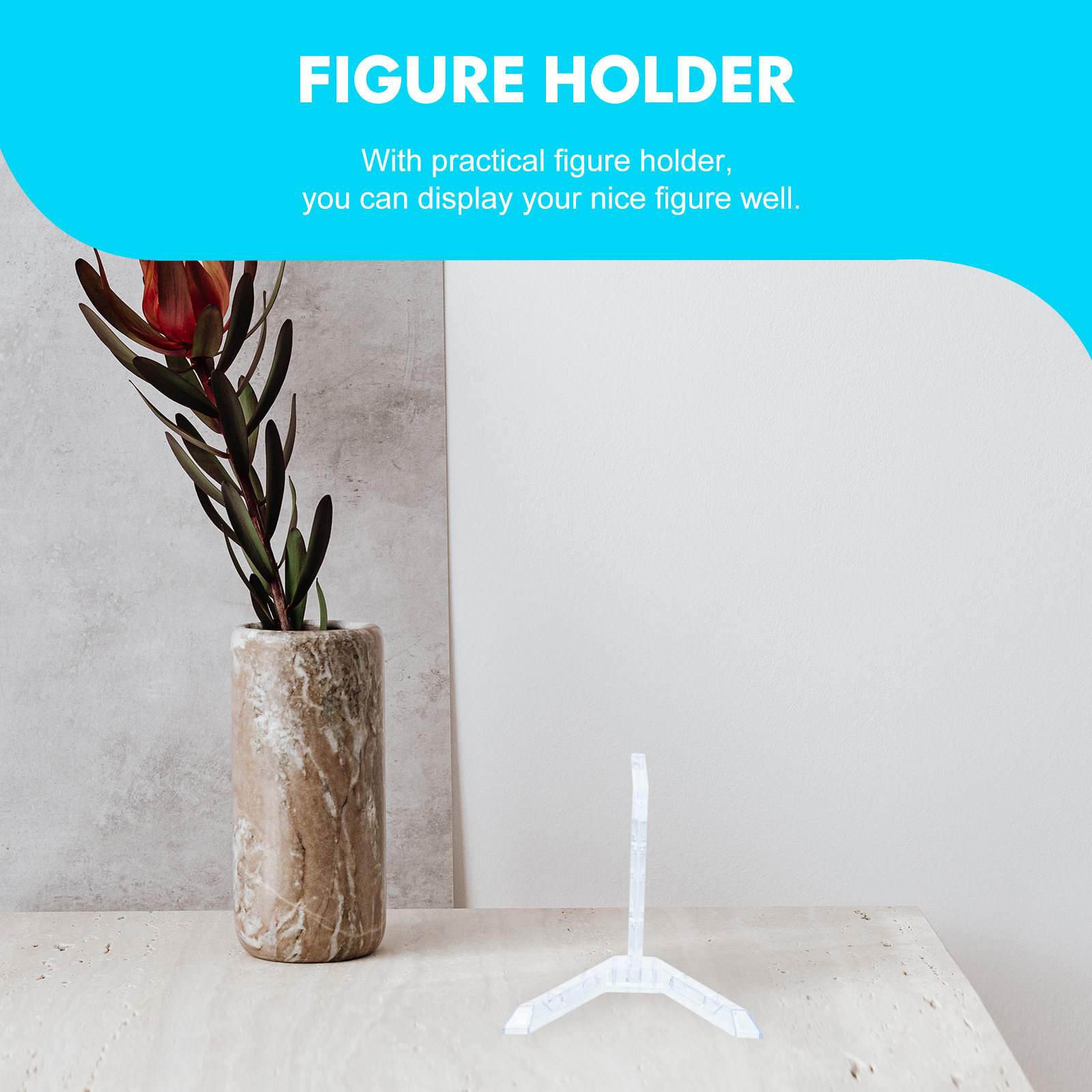 3Pcs Figure Display Stand Plas - огляд і ціна Action Figure Stand