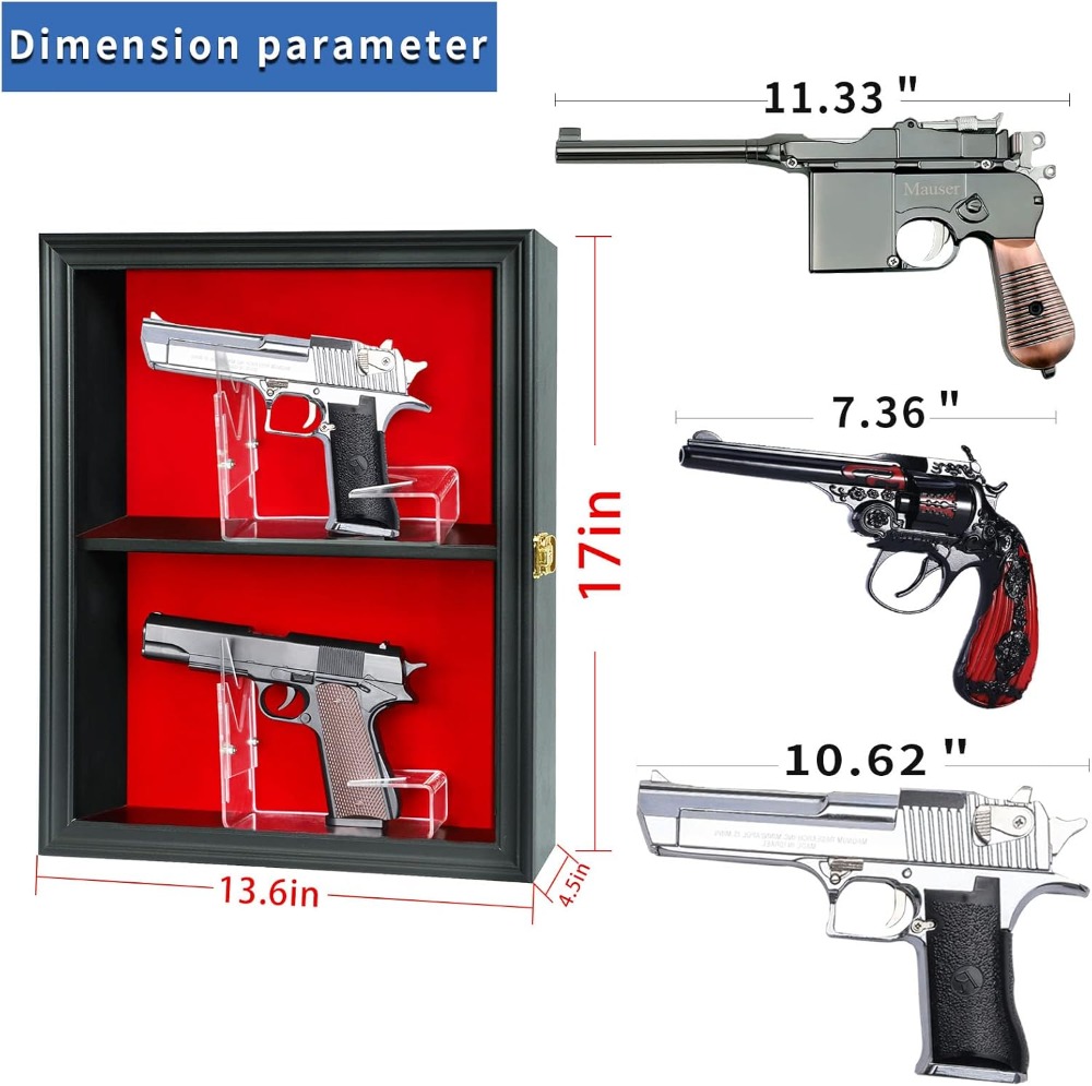 Lockable Wall Mount Gun Displa - огляд і ціна Display Case Acrylic