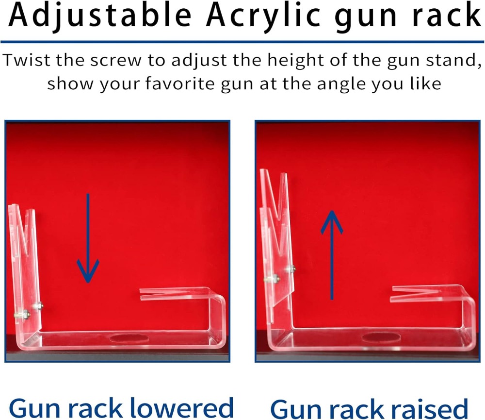 Lockable Wall Mount Gun Displa - огляд і ціна Display Case Acrylic