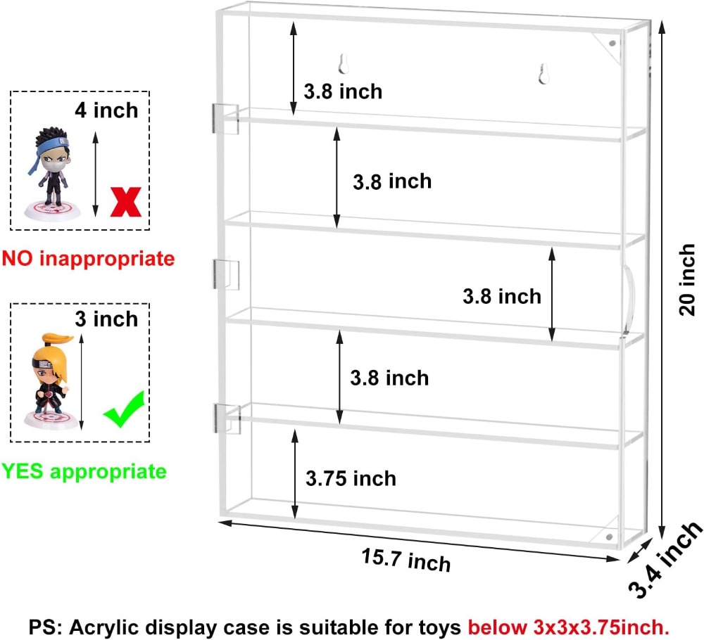 5-Tier Acrylic Display Case fo - огляд і ціна Display Case Acrylic