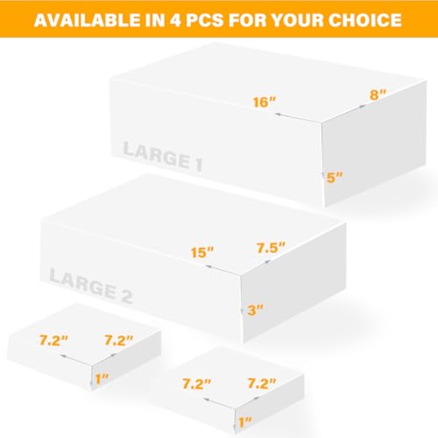 Large Buffet Risers Set of 4 D - огляд і ціна Display Risers Set