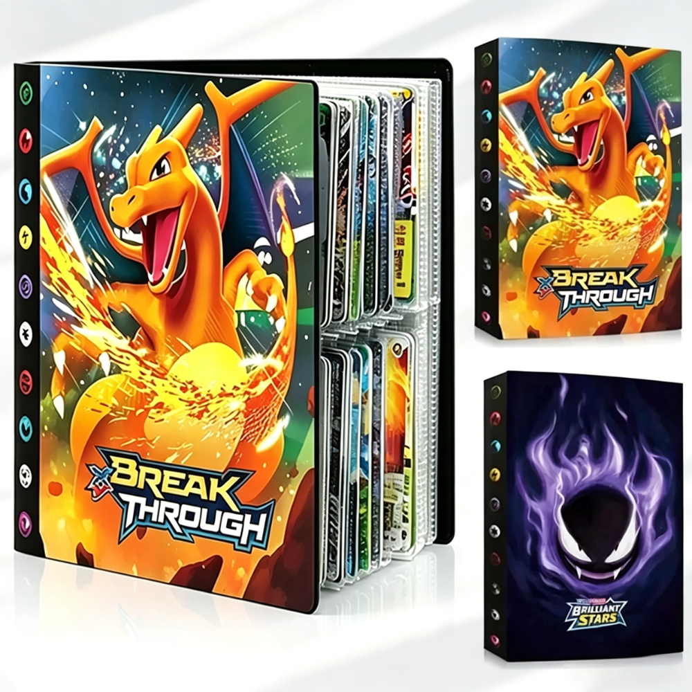 HOT 240PCS Pok é mon Cards Alb - огляд і ціна Pokemon Binder Card
