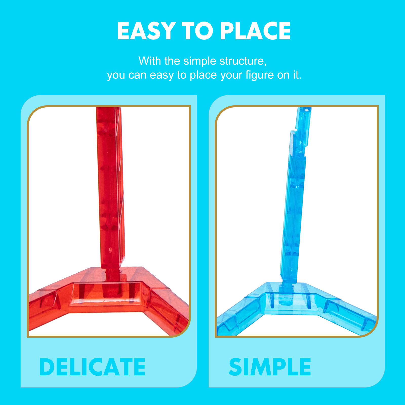 3Pcs Figure Display Stand Plas - огляд і ціна Action Figure Stand
