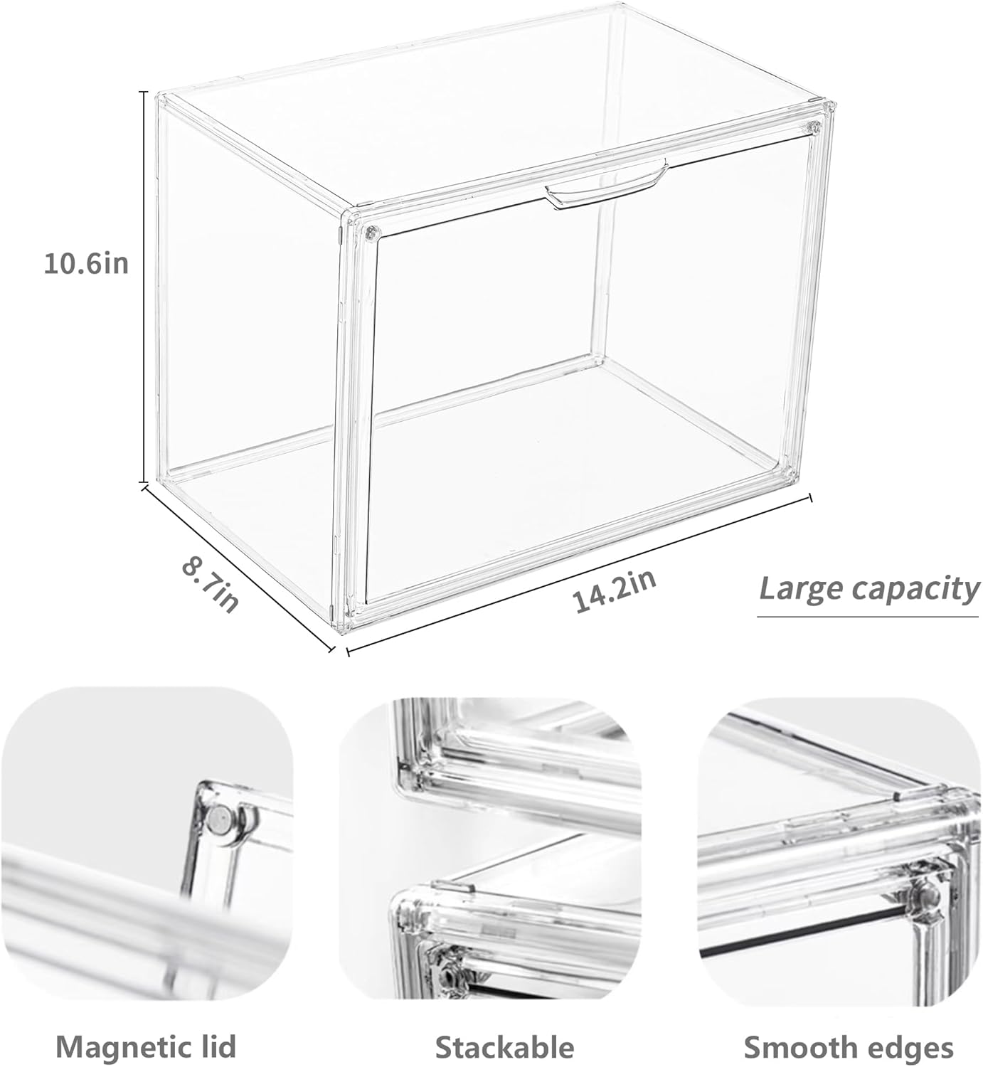 Clear Stackable Acrylic Displa - огляд і ціна Display Case Acrylic