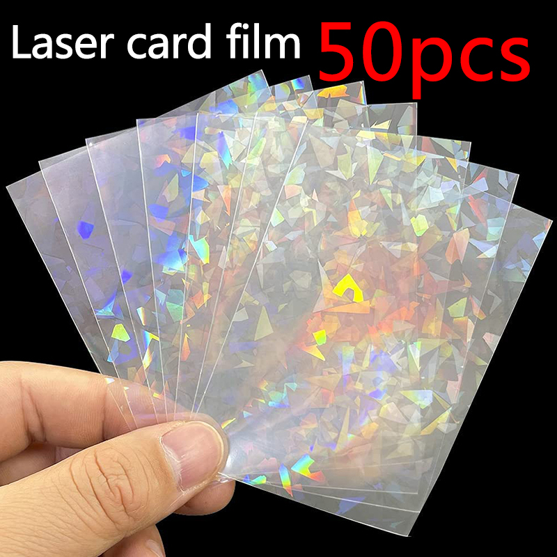 50pcs Soft Trading Laser Card  - огляд і ціна Card Penny Sleeve