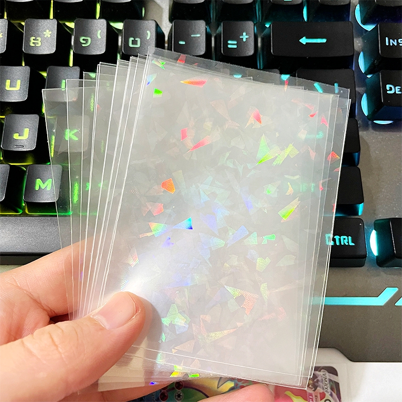 50pcs Soft Trading Laser Card  - огляд і ціна Card Penny Sleeve