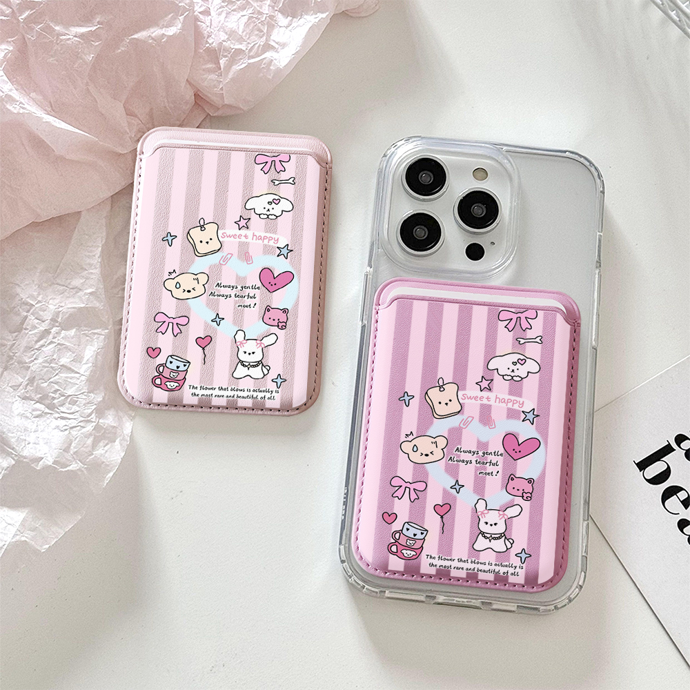 Cute Girly Sketch Style Leathe - огляд і ціна Card Top Loader