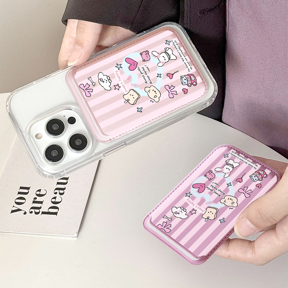 Cute Girly Sketch Style Leathe - огляд і ціна Card Top Loader