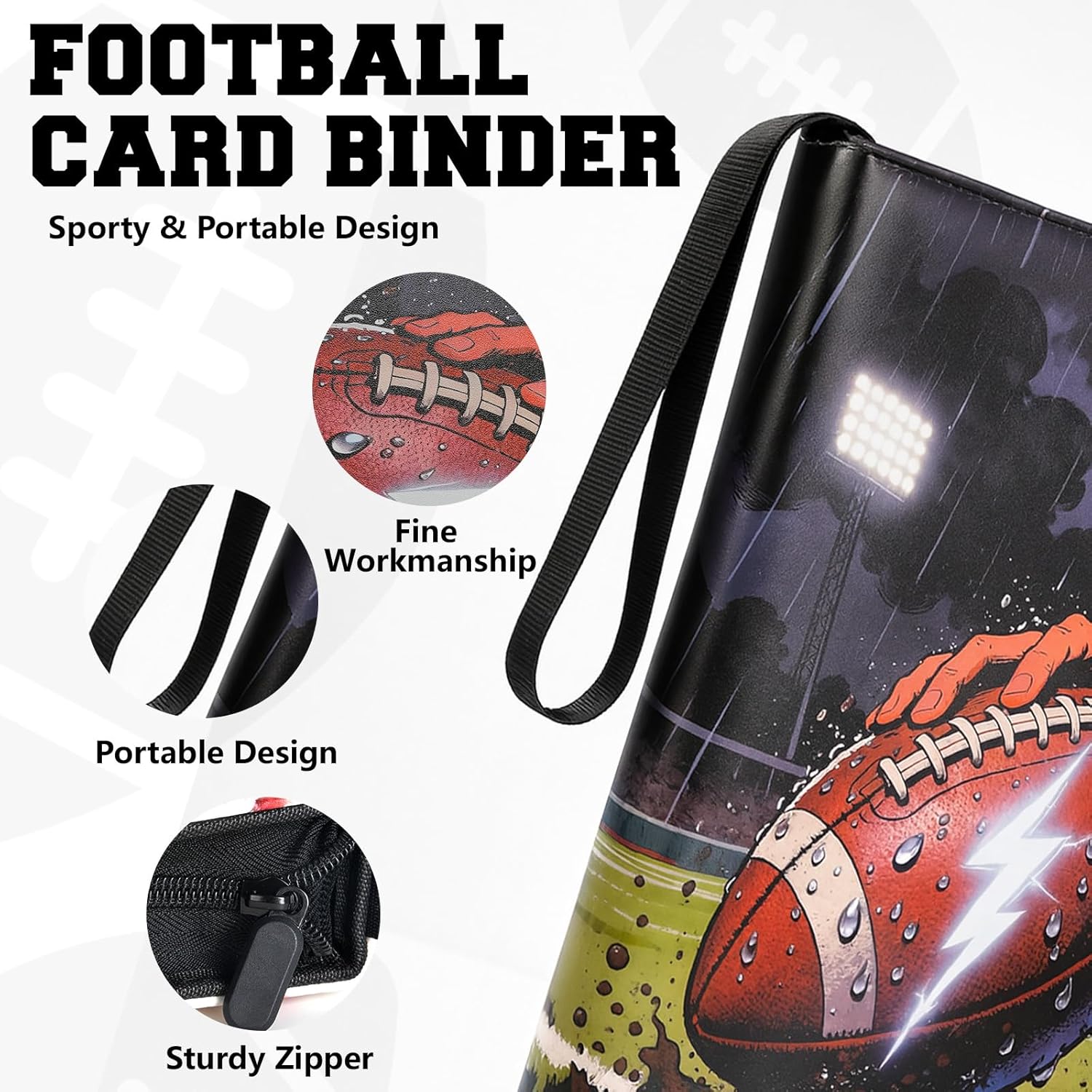 Football Card Binder 9-Pocket  - огляд і ціна Trading Card Binder