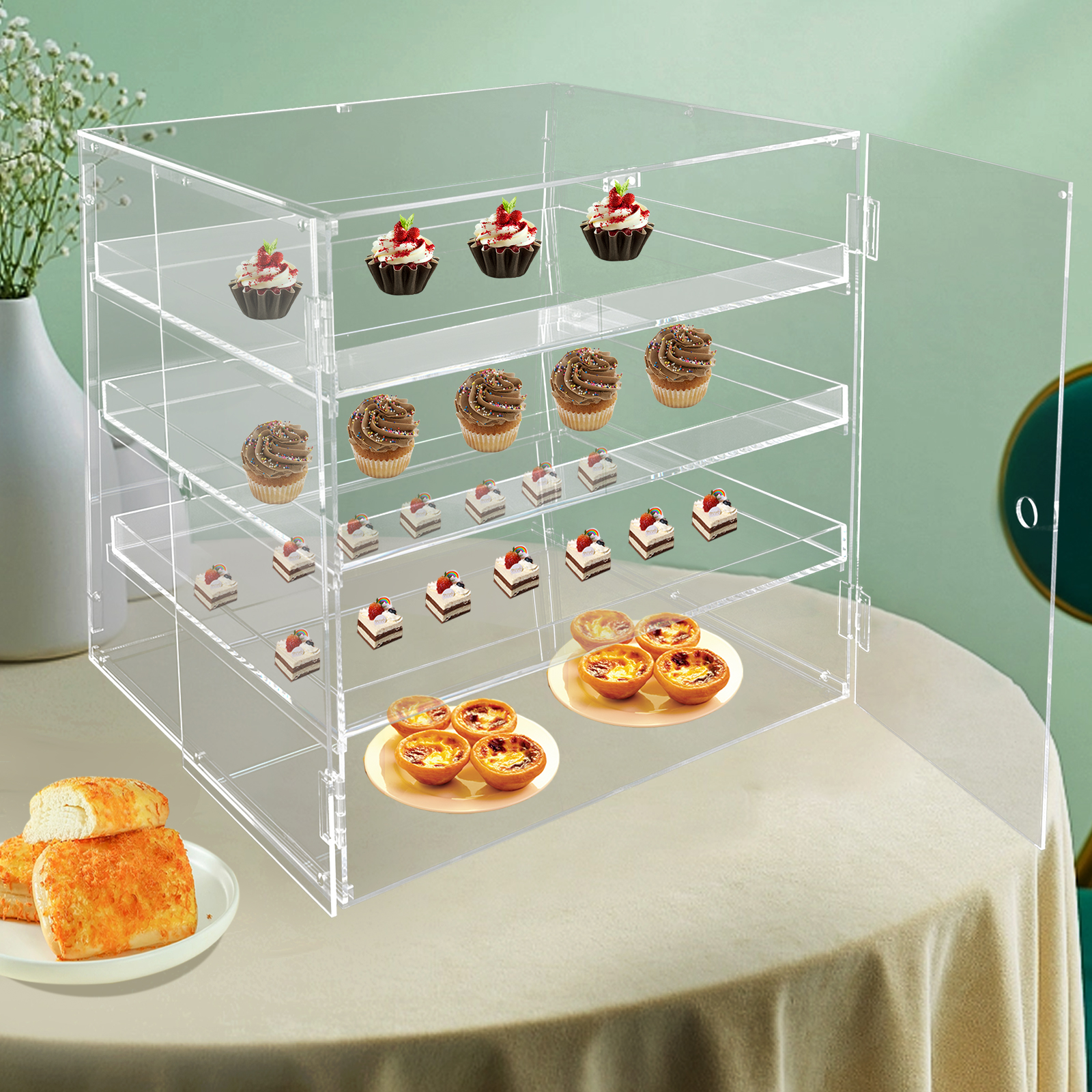 18.7×17.71×17.71inch 3-tier Ac - огляд і ціна Display Case Acrylic