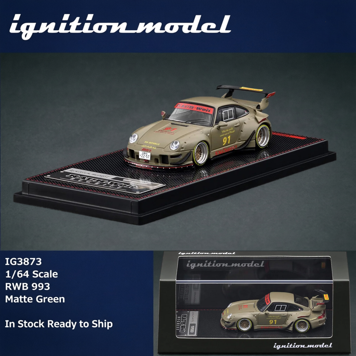 Ignition Model IG3873 1:64 Por - огляд і ціна Die Cast Car 1 64
