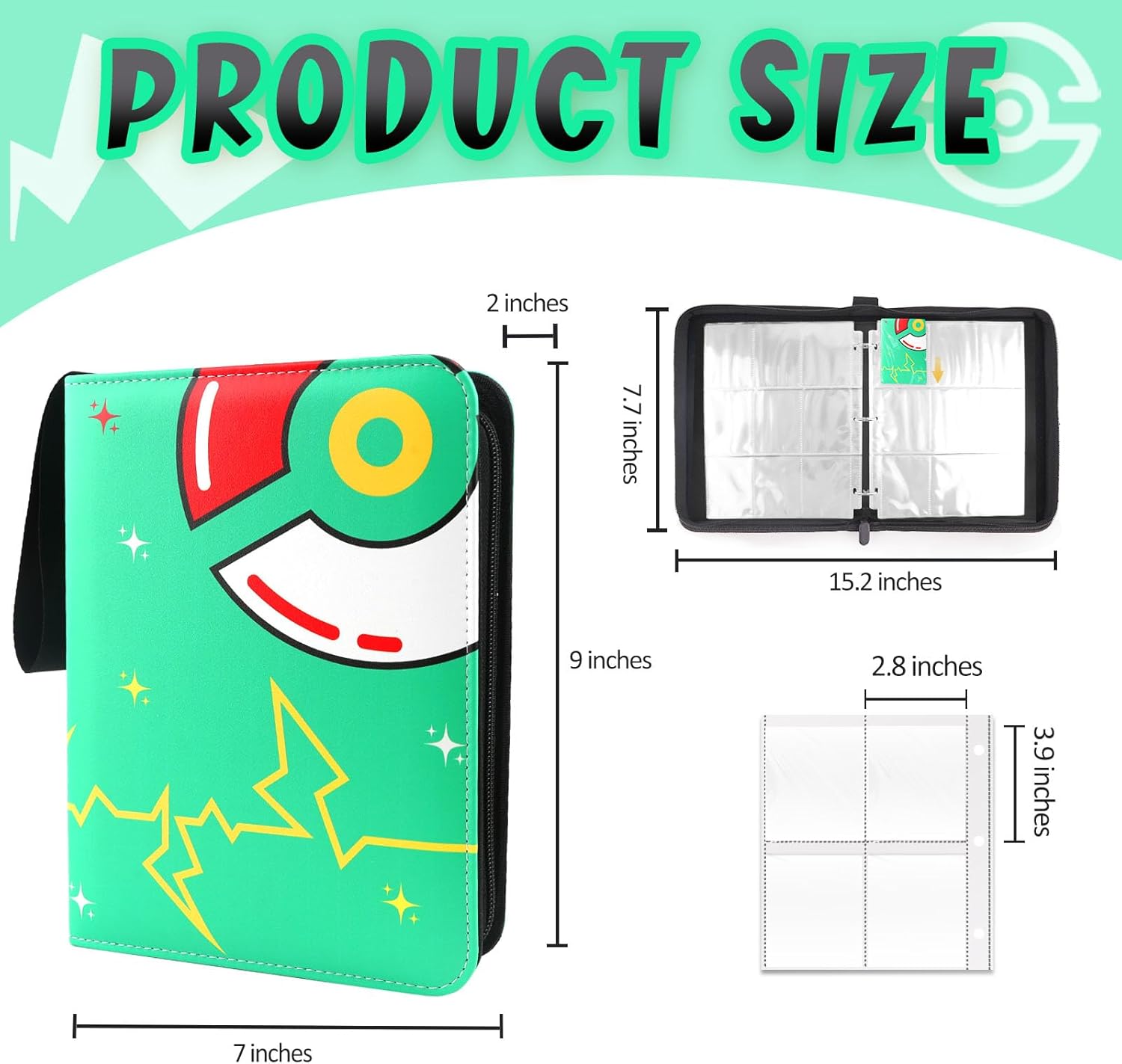 400 Pockets Card Binder with 5 - огляд і ціна Trading Card Binder