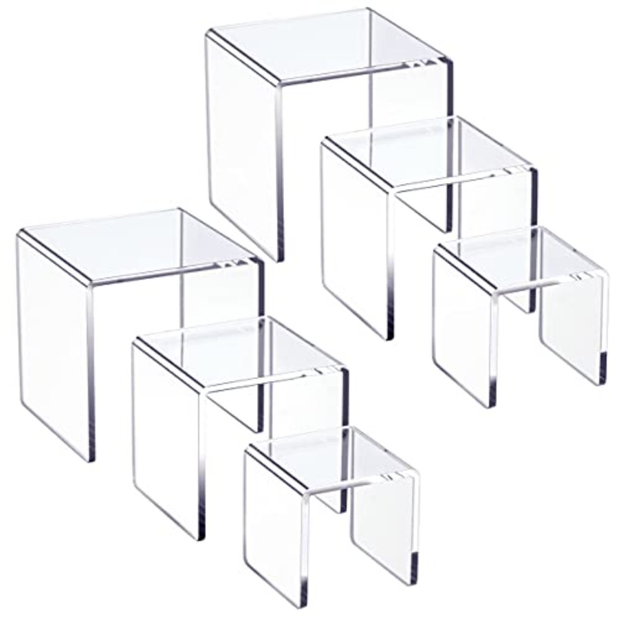 Clear Acrylic Display Risers 2 - огляд і ціна Display Risers Set