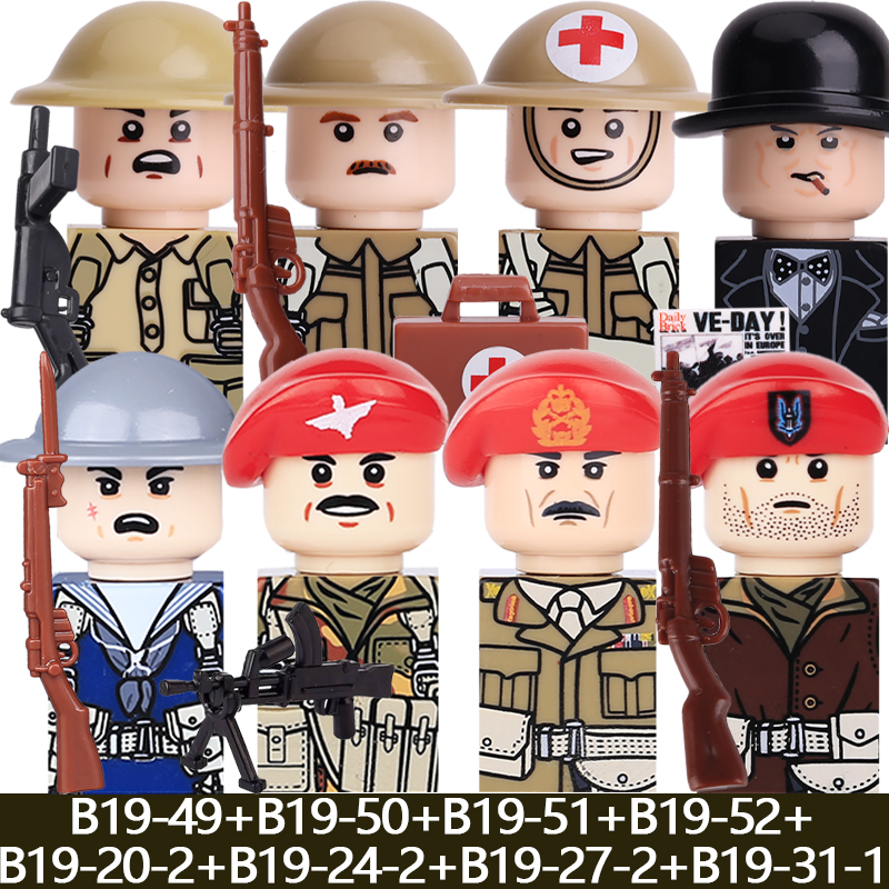 WW2 Military Soldier Figures B - огляд і ціна Lego Minifigure Holder