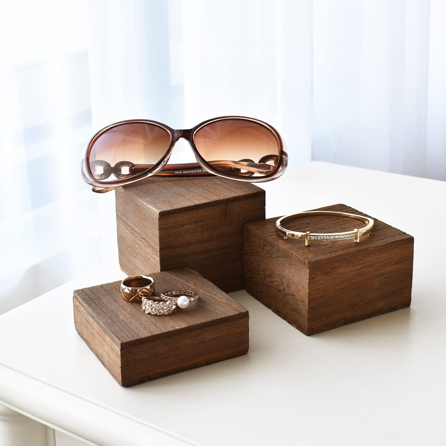 Wooden Display Risers Set - 3  - огляд і ціна Display Risers Set